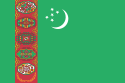 Flaga Turkmenistanu