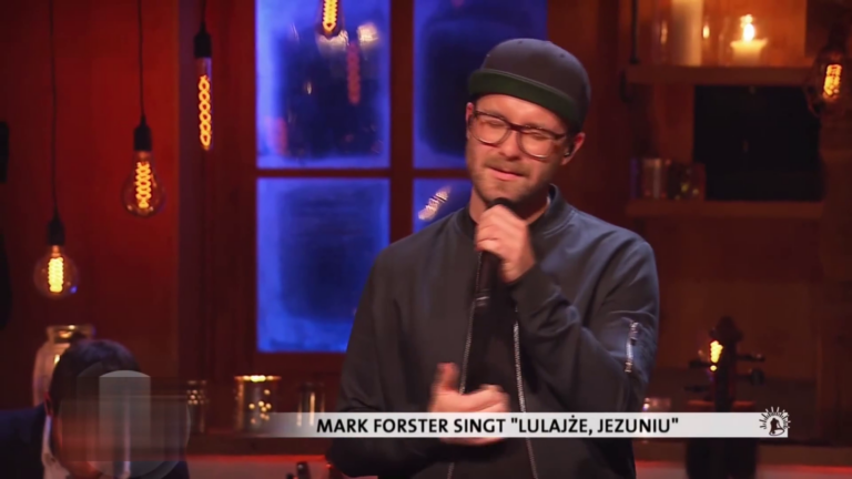 Mark Forster śpiewa kolędę „Lulajże, Jezuniu”