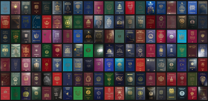 Porównanie paszportów (2017 rok) Pass Passport Visa wiza